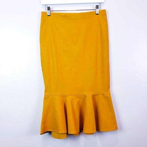Alex + Olivia Dresses & Skirts - Mustard Skirt